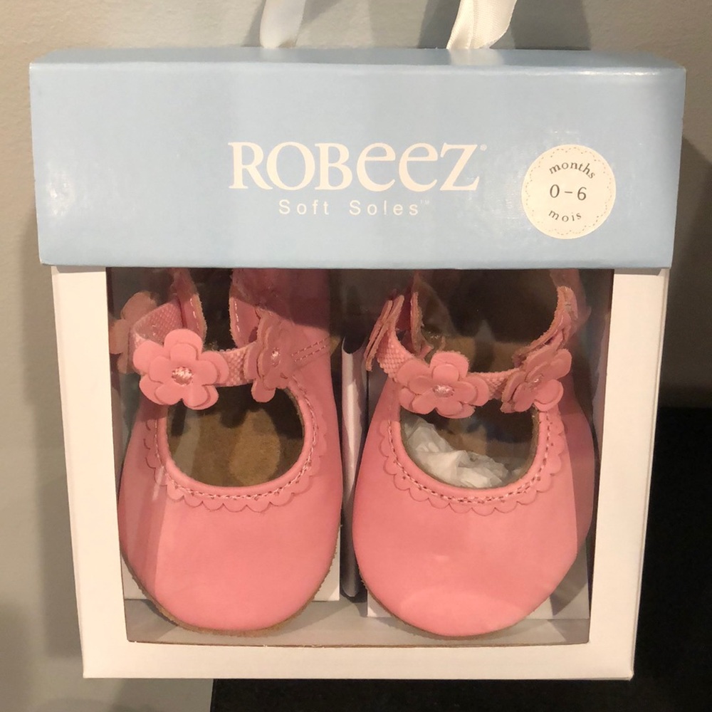 New Robeez Claire Mary Jane - Pink